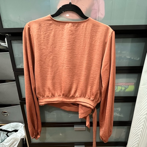 CHARLOTTE RUSSE satin blouse - Picture 2 of 3